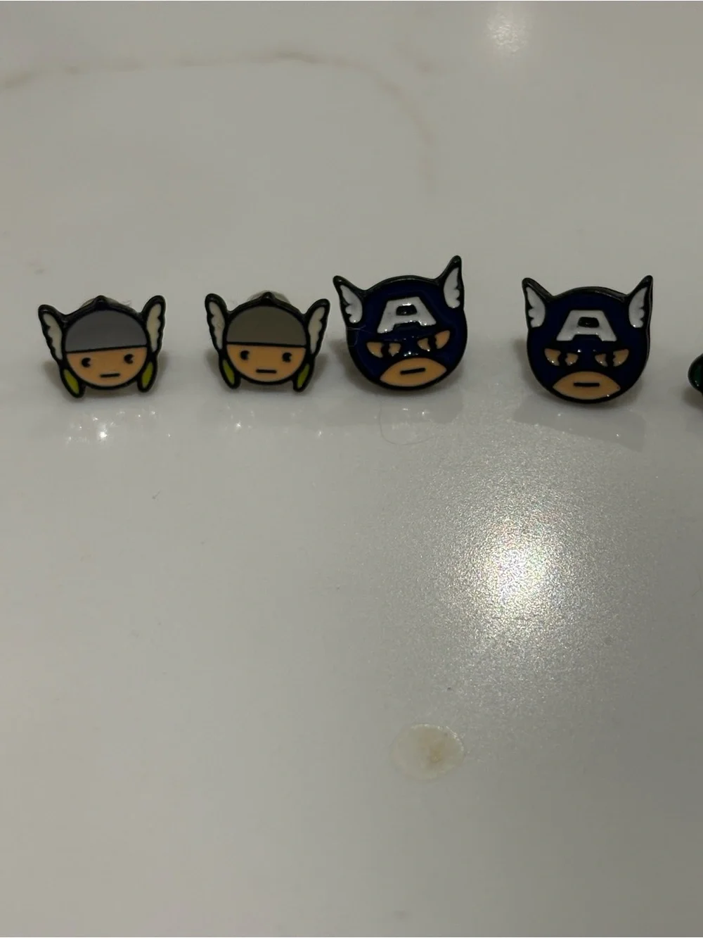 NWOT Marvel Avengers Earrings 4 Pairs